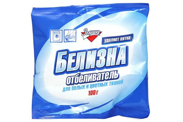 Blanchiment de l'eau de Javel