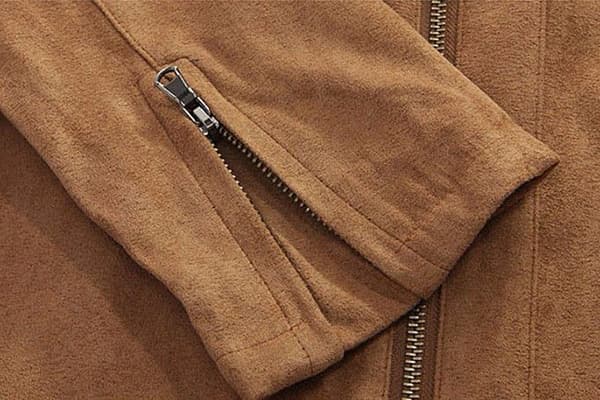 Veste en daim après lavage