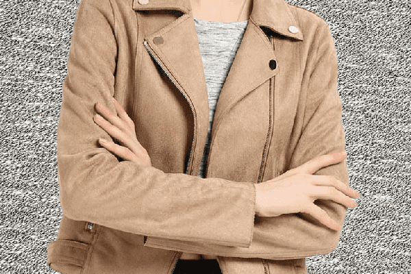 Veste légère en daim