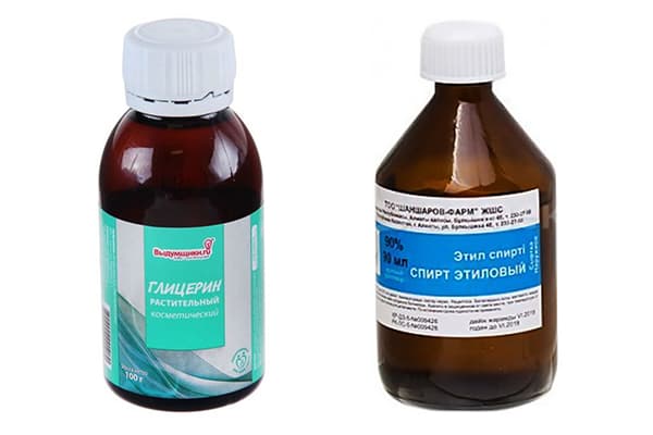 Alcool et glycérine