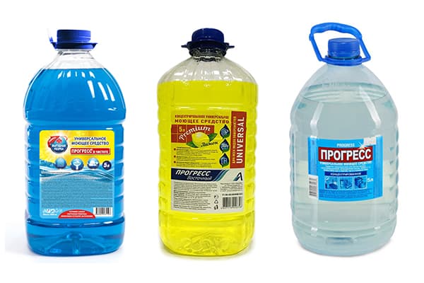 Variétés de produits de la gamme Progress