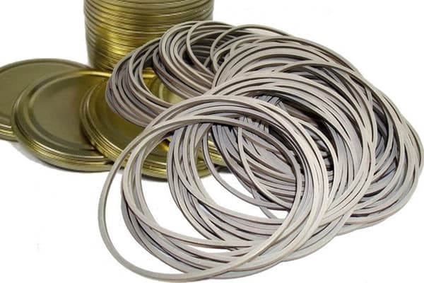 Joints en caoutchouc pour canettes