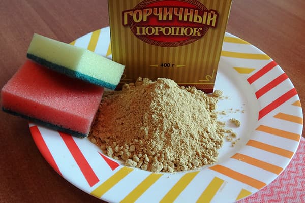 Moutarde en poudre pour laver la vaisselle