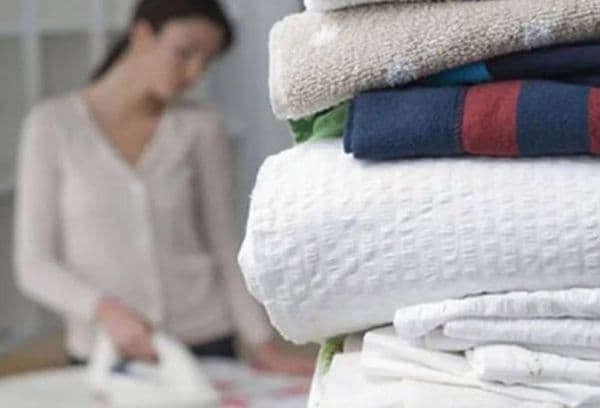 linge de lit à repasser