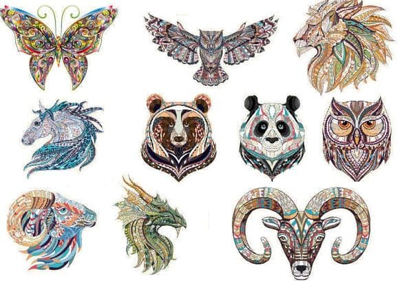 Divers autocollants décoratifs