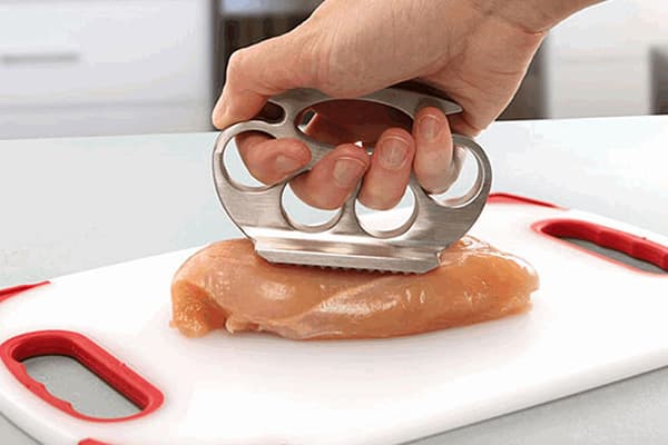 Filet de poulet pilonné