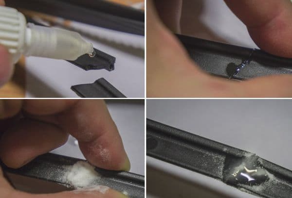 Collage de plastique