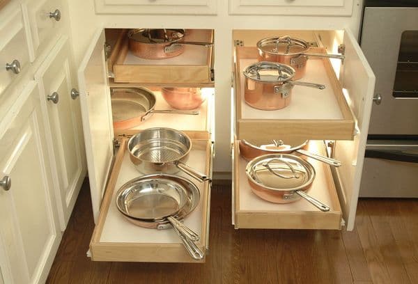 organisateur de stockage de casseroles
