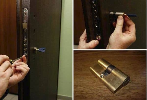 Nettoyage du cylindre de serrure