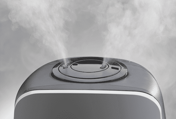 Vapeur d'un humidificateur