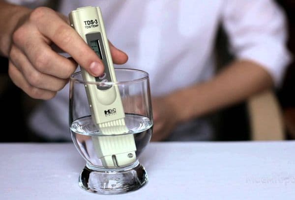 Analyse de l'eau à domicile