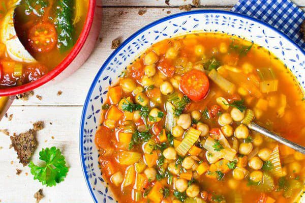 Soupe aux pois chiches