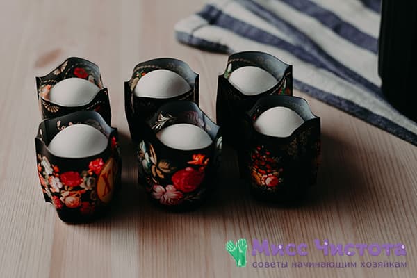 Oeufs en autocollants thermiques