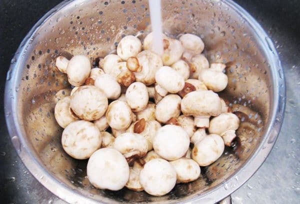 laver les champignons avant la cuisson