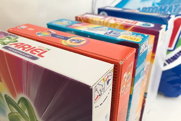 Poudres pour lavage en machine