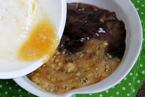 Marinade pour le foie