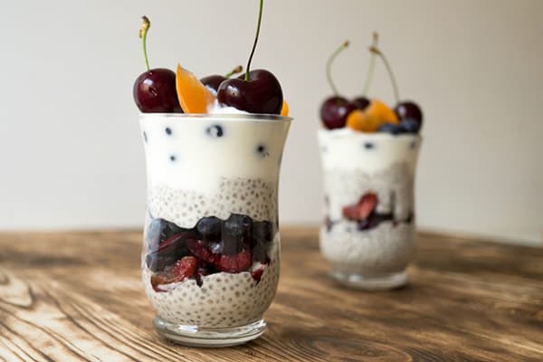 Dessert aux graines de chia