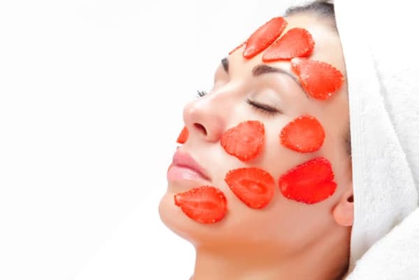 Fraise pour le visage