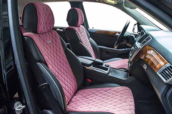 Housses de siège de voiture en velours