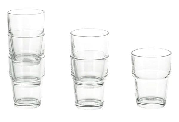 Verres blancs
