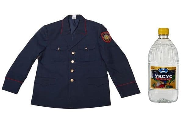 Nettoyer une veste avec du vinaigre