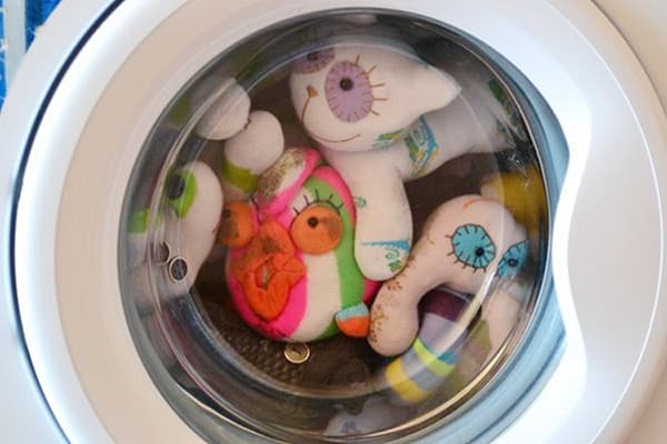 Lavage des peluches en élasthanne