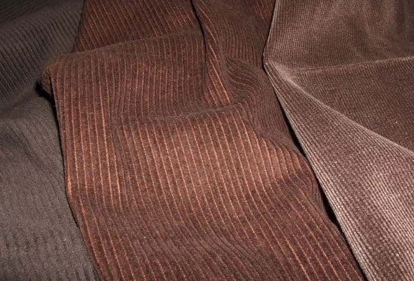 Tissu velours côtelé