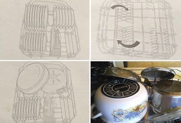 Illustrations tirées des instructions