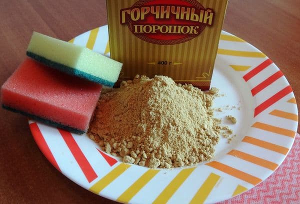 Lessive en poudre moutarde