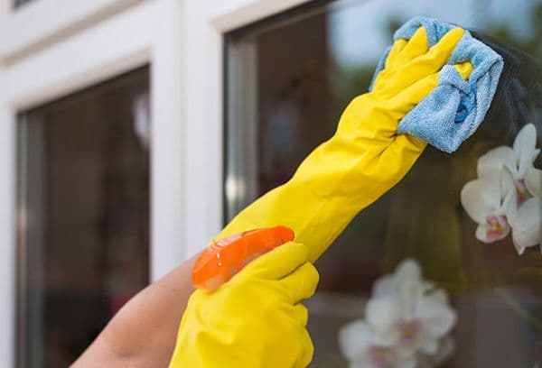 Le nettoyage des vitres