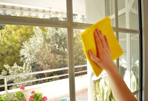 Le nettoyage des vitres