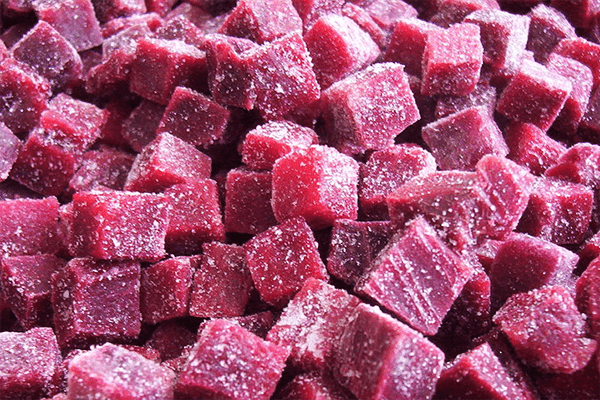 Betteraves surgelées