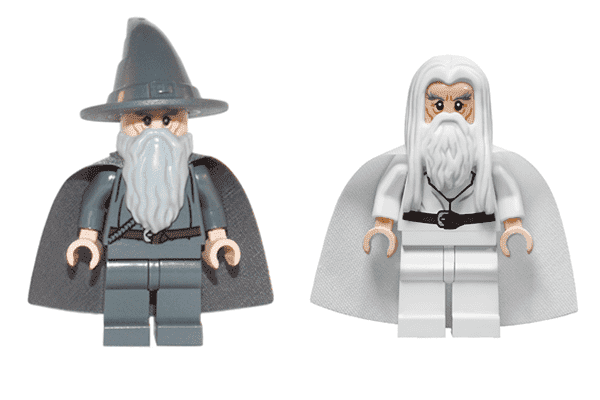 Gandalf le Gris et Gandalf le Blanc