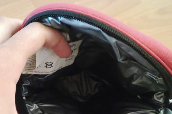 Sac thermique de l'intérieur