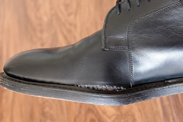 Les chaussures se sont décollées