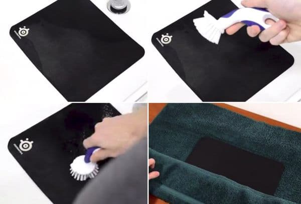 Nettoyer le tapis de souris