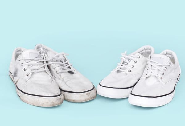 des baskettes blanches