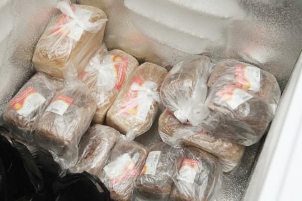 Pain au congélateur