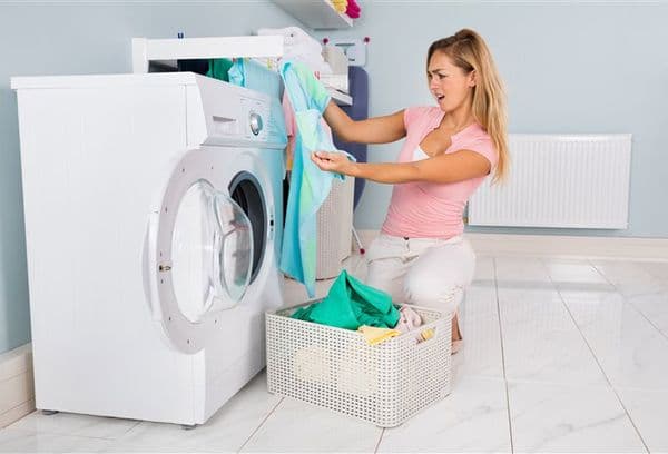 Articles endommagés après lavage