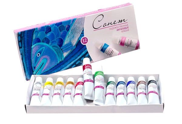 Peintures Sanet multicolores