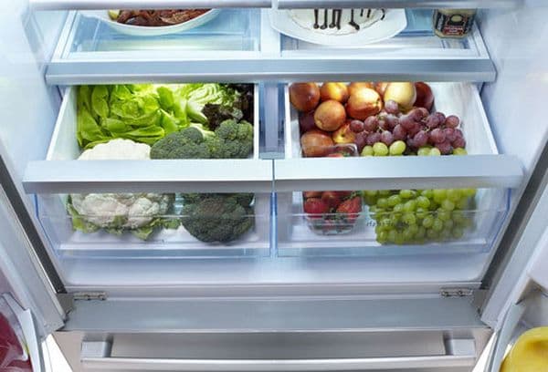 Oignons au réfrigérateur