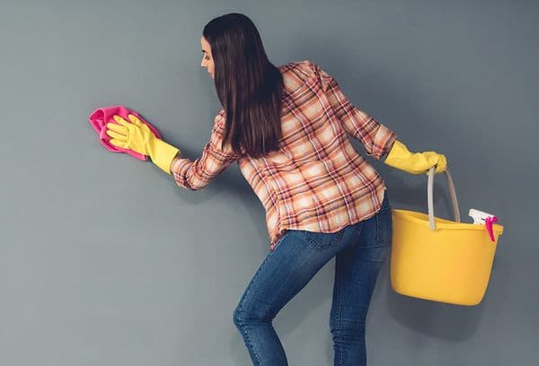 nettoyage du papier peint