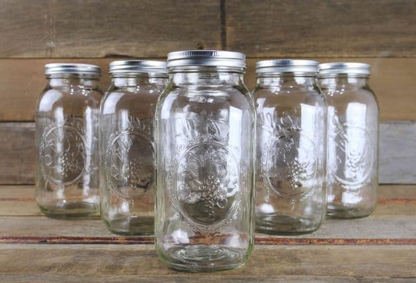 bocaux en verre vides