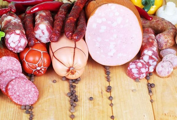 différentes saucisses