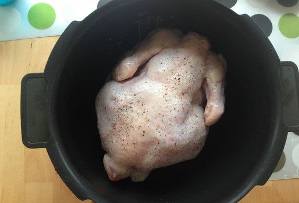 Poulet dans une mijoteuse