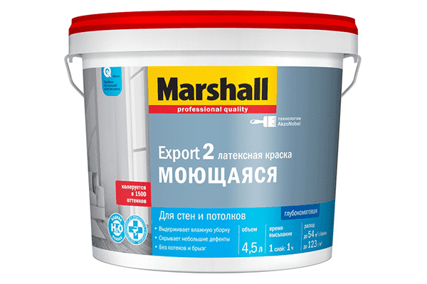 Peinture au latex lavable