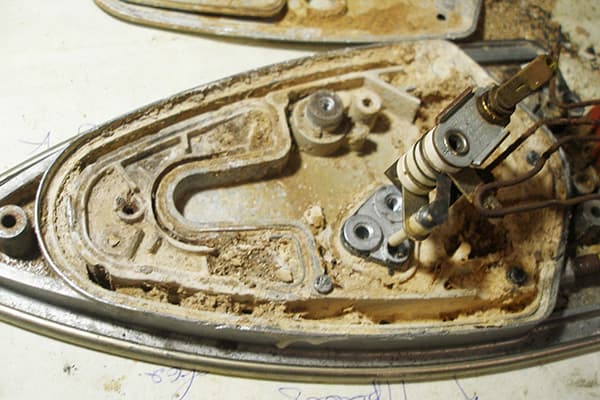 Du tartre dans le fer