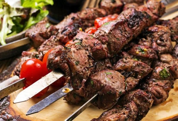 Kebabs en brochettes