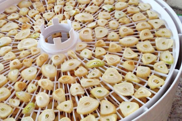 Ail dans un sèche-linge électrique