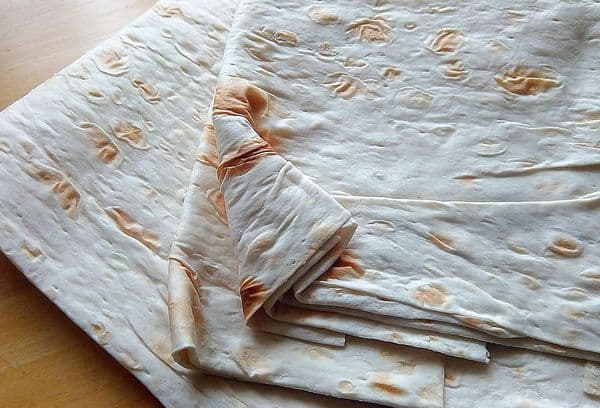 Lavash fin et frais